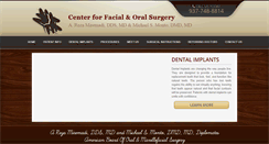 Desktop Screenshot of daytonfacialsurgery.com